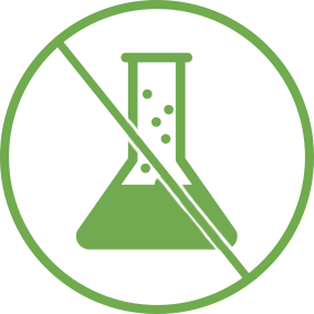 icon-preservative-free, strike through a lab beaker